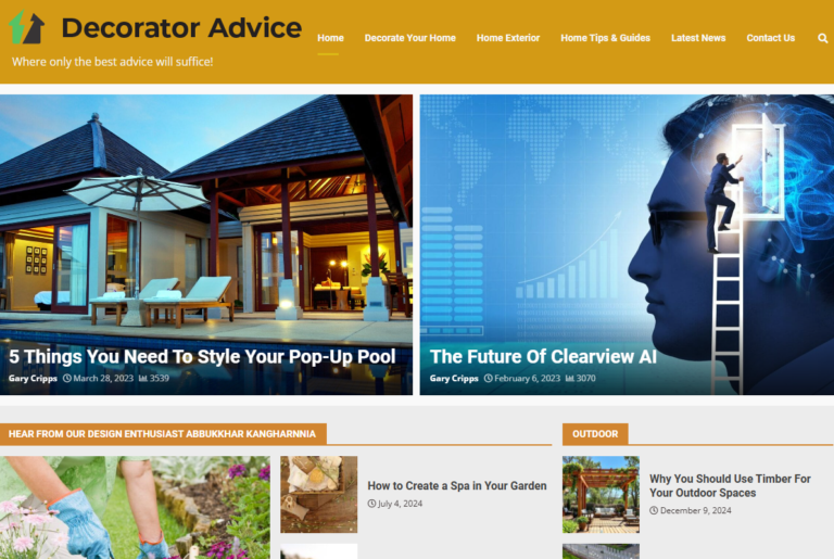 DecoratorAdvice.com website